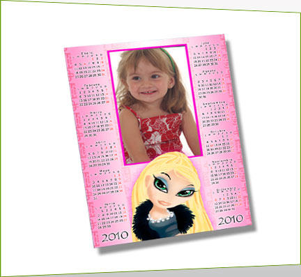 Calendario impresion A3 muneca